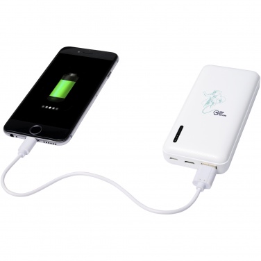 Logo trade promotional giveaways image of: Compress 10.000 mAh high density power bank