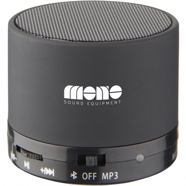 Logotrade promotional product picture of: Duck cylinder Bluetooth® speaker with rubber finish