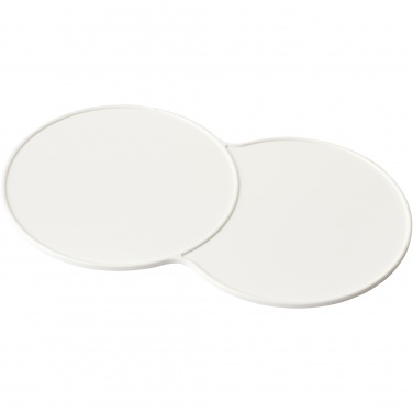 Logo trade corporate gifts image of: Sidekick plastic coaster