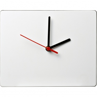 Logo trade promotional merchandise image of: Brite-Clock® rectangular wall clock
