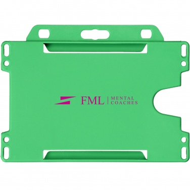 Logo trade corporate gifts image of: Vega plastic card holder