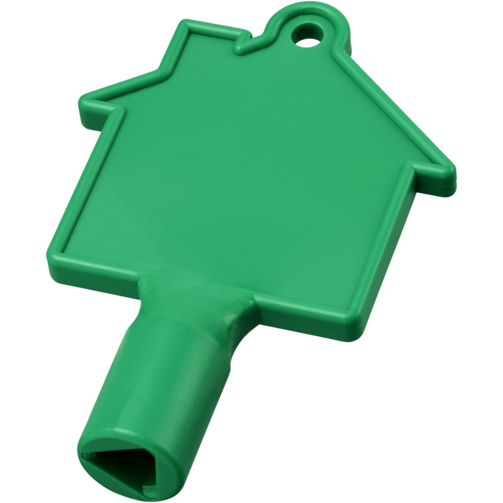 Logo trade corporate gift photo of: Maximilian house-shaped utility key