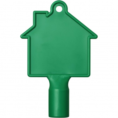 Logo trade promotional products image of: Maximilian house-shaped utility key