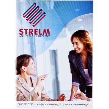 Logo trade business gift photo of: Desk-Mate® A5 notepad wrap over cover