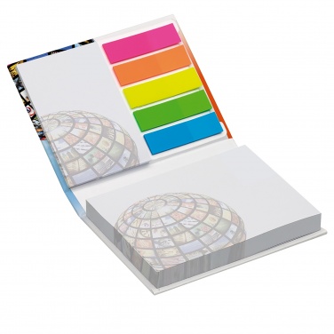 Logotrade promotional gift picture of: Combi notes page marker set hard cover
