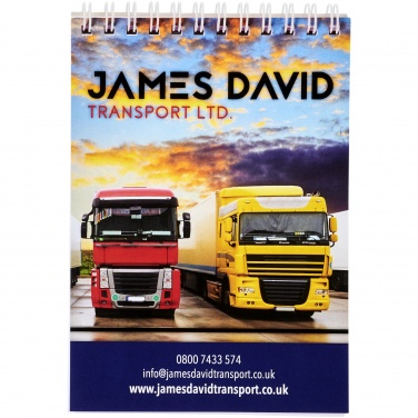 Logotrade advertising product image of: Desk-Mate® spiral A6 notebook