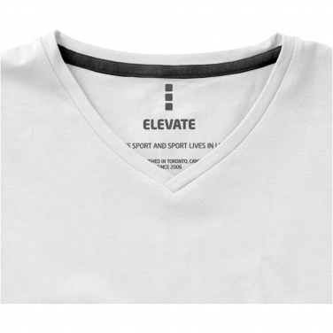 Logo trade advertising products picture of: Kawartha short sleeve men's organic V-neck t-shirt