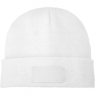 Logo trade promotional items image of: Boreas beanie with patch