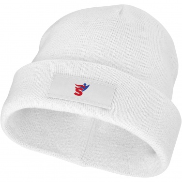 Logo trade advertising products image of: Boreas beanie with patch