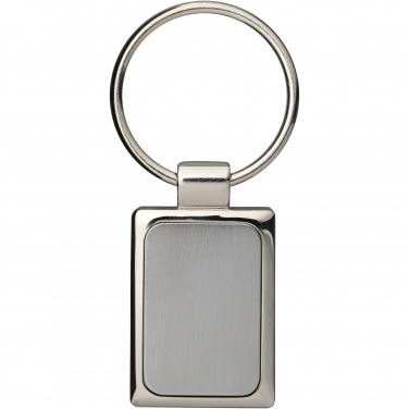 Logotrade advertising product image of: Sergio rectangular metal keychain