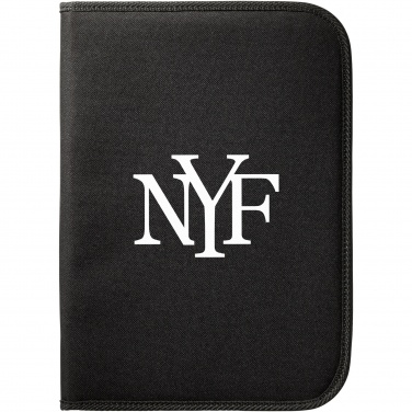 Logo trade promotional products picture of: Berkely A4 zippered portfolio