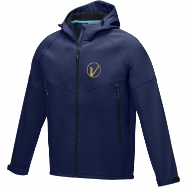 Logo trade corporate gifts image of: Coltan men’s GRS recycled softshell jacket