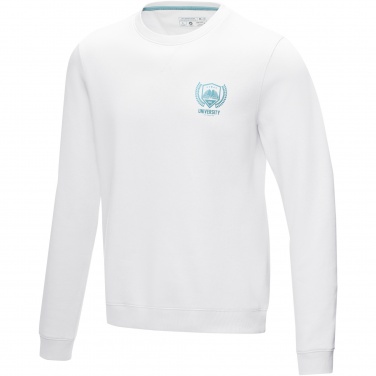Logo trade promotional items picture of: Jasper men’s organic recycled crewneck sweater