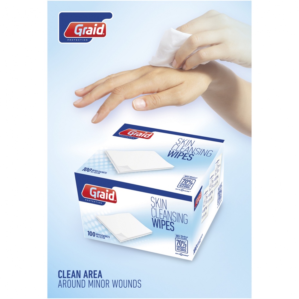 Logo trade promotional giveaways image of: Elisabeth cleansing wipes