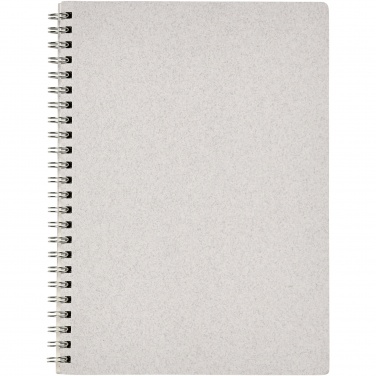 Logotrade advertising products photo of: Bianco A5 size wire-o notebook