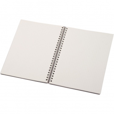 Logo trade promotional item photo of: Bianco A5 size wire-o notebook