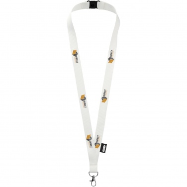 Logotrade promotional merchandise image of: Tom recycled PET lanyard with breakaway closure