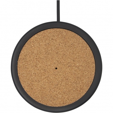 Logo trade advertising product photo of: Kivi 10W limestone/cork wireless charging pad