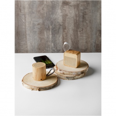 Logo trade corporate gift photo of: Arcana bamboo Bluetooth® speaker