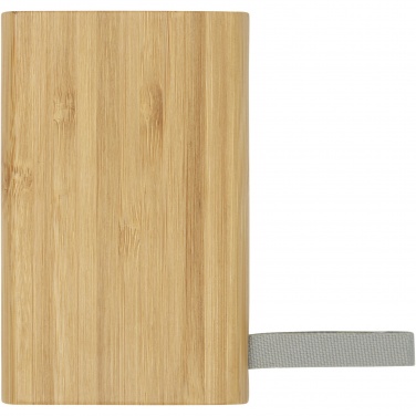 Logo trade business gifts image of: Tulda 5000 mAh bamboo power bank