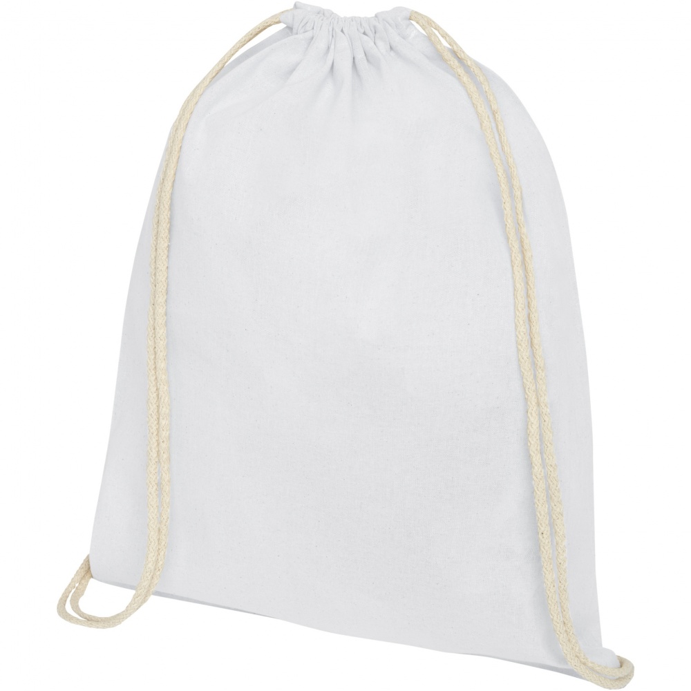 Logotrade advertising products photo of: Oregon 140 g/m² cotton drawstring bag 5L