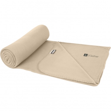 Logo trade advertising products image of: Willow GRS RPET polar fleece blanket