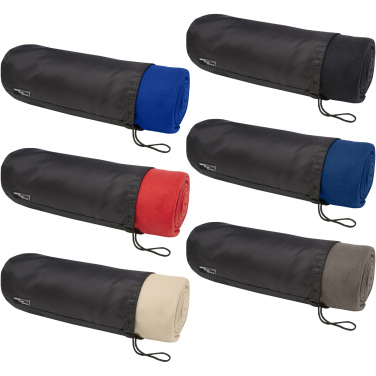 Logo trade promotional merchandise photo of: Willow GRS RPET polar fleece blanket