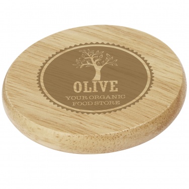 Logo trade advertising products picture of: Scoll wooden coaster with bottle opener