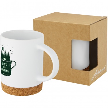 Logotrade promotional product image of: Neiva 425 ml ceramic mug with cork base