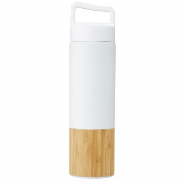 Logotrade promotional giveaway image of: Torne 540 ml  stainless steel bottle with bamboo outer wall