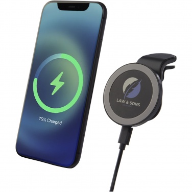 Logo trade promotional gifts image of: Magclick 10W wireless magnetic car charger