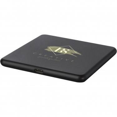 Logotrade promotional merchandise image of: Loop 10W recycled plastic wireless charging pad