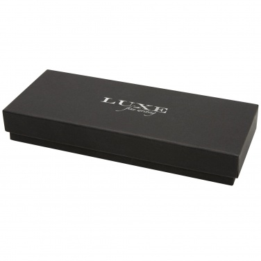 Logo trade promotional giveaways image of: Tactical Dark duo pen gift box