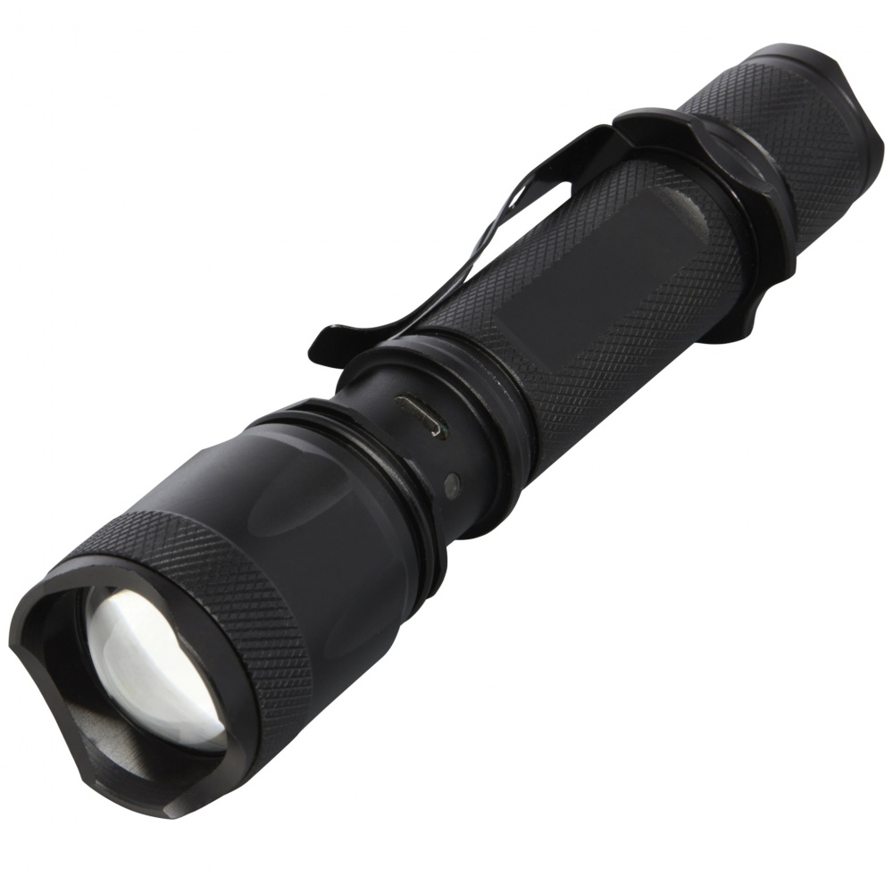 Logotrade promotional giveaway image of: Mears 5W rechargeable tactical flashlight