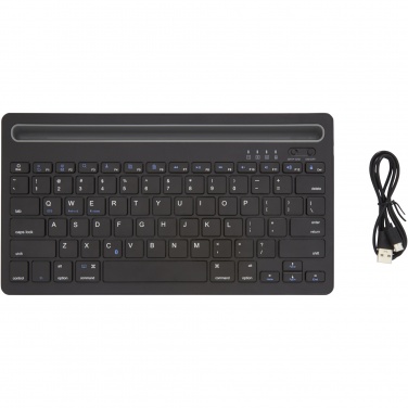 Logo trade promotional merchandise photo of: Hybrid multi-device keyboard with stand
