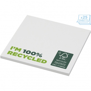 Logo trade promotional giveaways picture of: Sticky-Mate® recycled sticky notes 75 x 75 mm