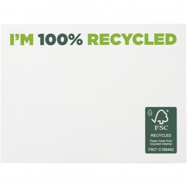 Logotrade promotional merchandise picture of: Sticky-Mate® recycled sticky notes 100x75 mm