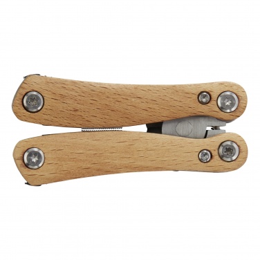 Logotrade promotional giveaway image of: Anderson 12-function medium wooden multi-tool