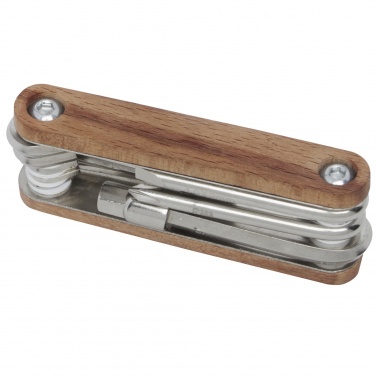 Logo trade corporate gift photo of: Fixie 8-function wooden bicycle multi-tool