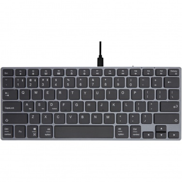Logo trade promotional merchandise photo of: Hybrid performance Bluetooth keyboard - QWERTY