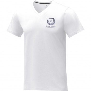 Logo trade promotional items picture of: Somoto short sleeve men's V-neck t-shirt 