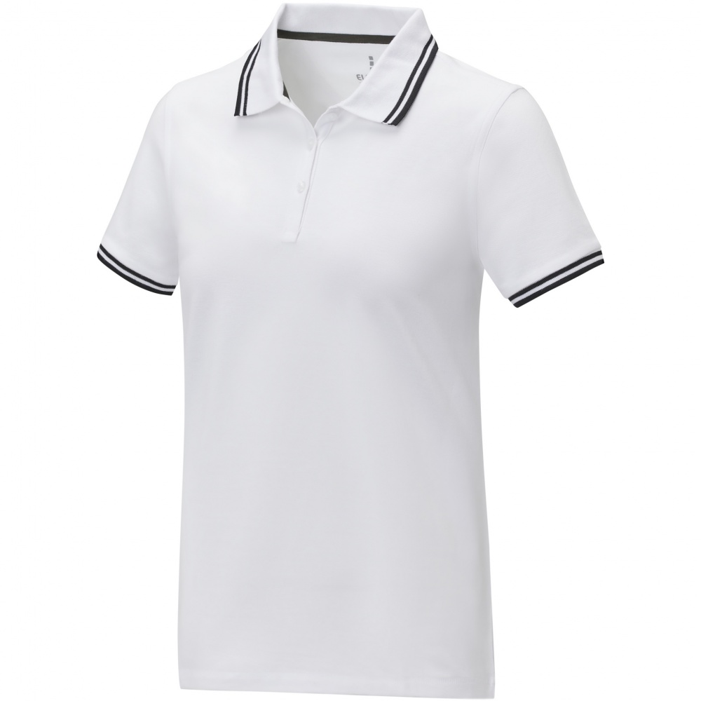 Logotrade corporate gifts photo of: Amarago short sleeve women's tipping polo