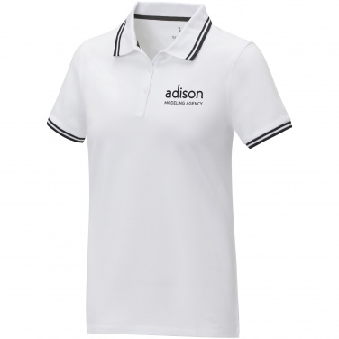 Logo trade promotional products picture of: Amarago short sleeve women's tipping polo