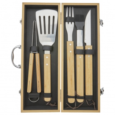 Logo trade promotional items image of: Churras 5-piece BBQ set