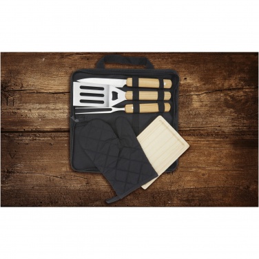 Logotrade promotional item image of: Gratar 5-piece BBQ set