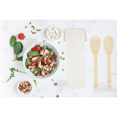 Logotrade advertising product image of: Endiv bamboo salad spoon and fork