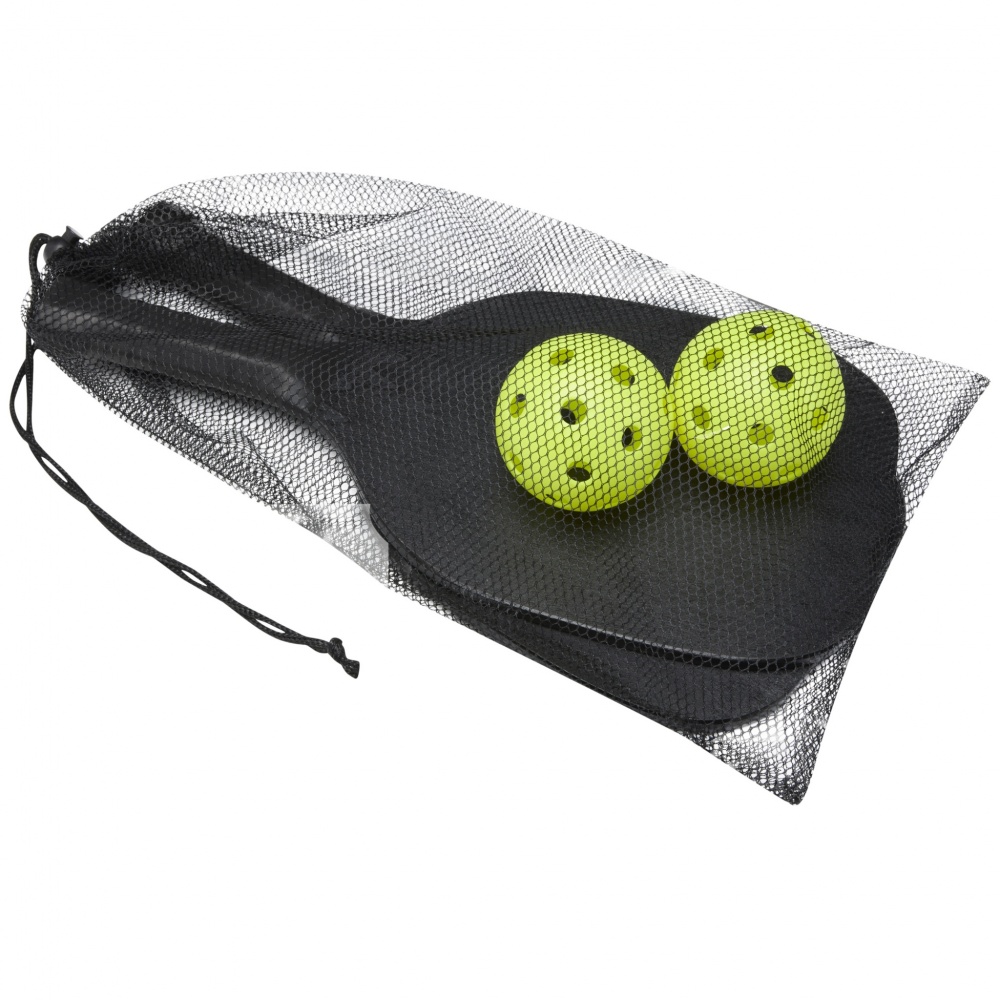 Logo trade promotional products picture of: Enrique paddle set in mesh pouch