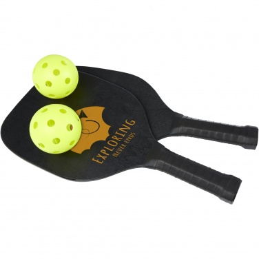 Logo trade promotional giveaways image of: Enrique paddle set in mesh pouch