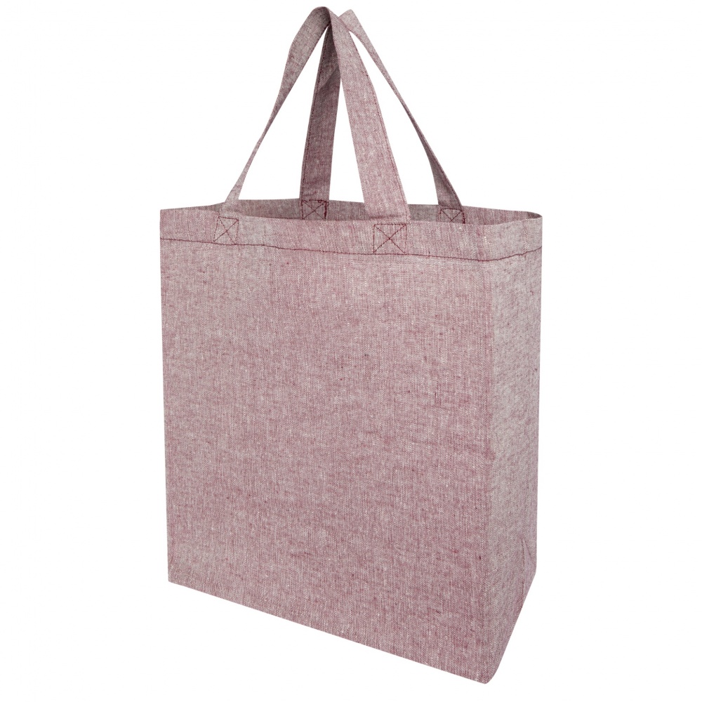 Logotrade promotional product image of: Pheebs 150 g/m² recycled gusset tote bag 13L