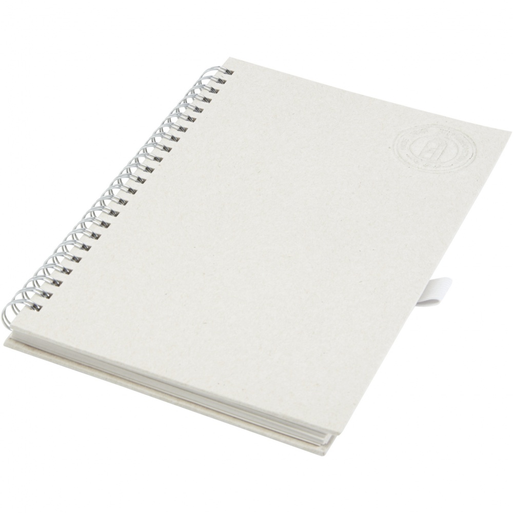 Logo trade promotional gifts image of: Dairy Dream A5 size reference recycled milk cartons spiral notebook